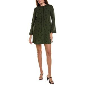 Garrie B Womens Mini Dress, Green